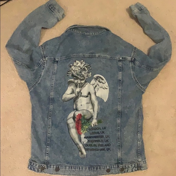 young thug denim jacket h&m